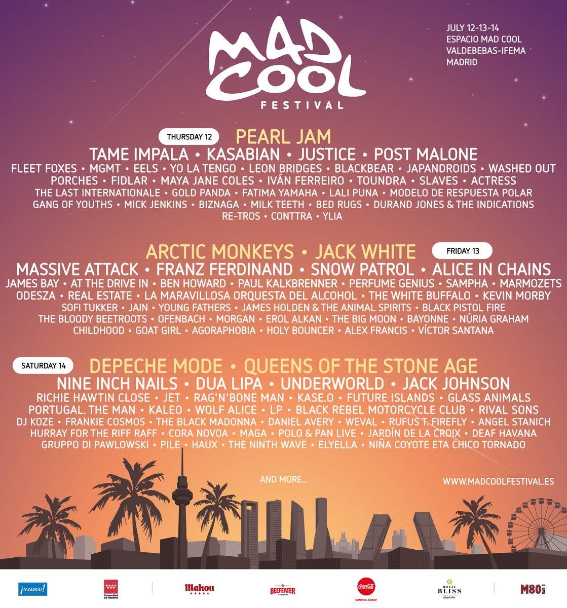 cartel mad cool festival 2018