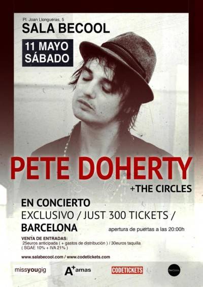 pete doherty barcelona be cool the circles