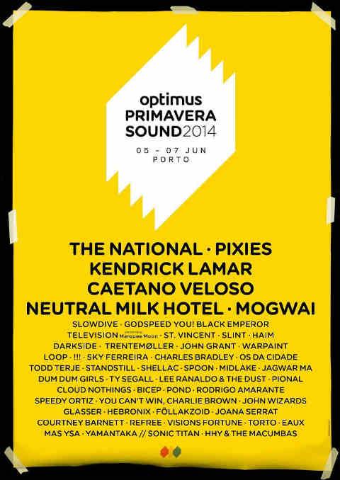 Cartel Optimus Primavera Sound 2014